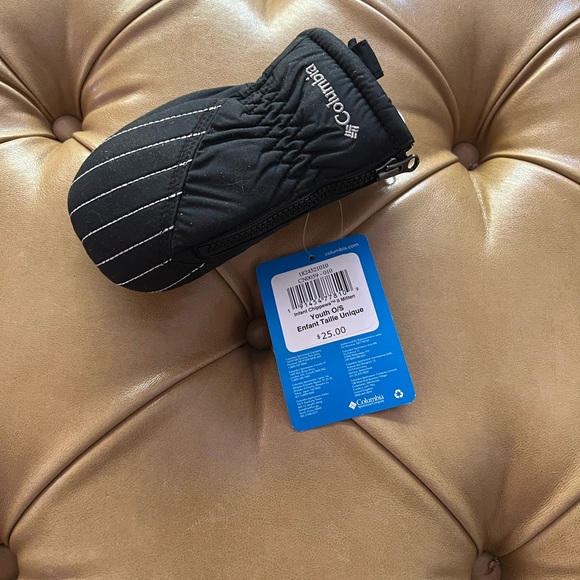 Columbia Other - Columbia waterproof mittens. Black. Size 6-9 months.